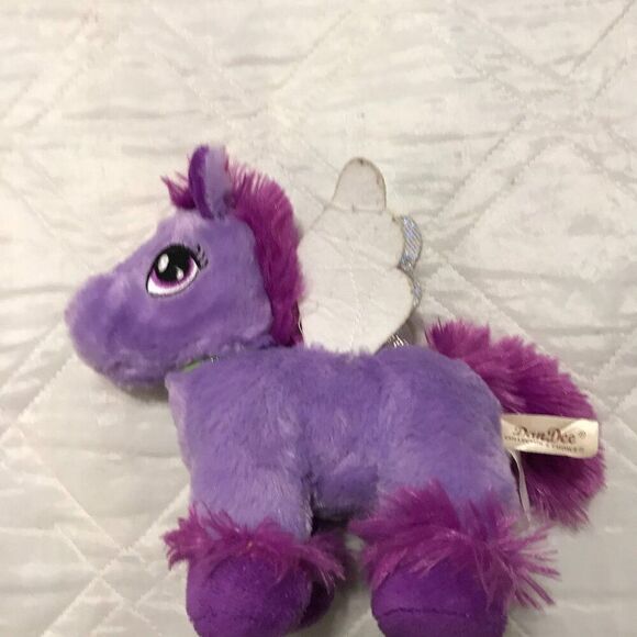 Dan Dee Collectors Choice 8" Purple Flying Horse‎ Plush - Picture 1 of 3